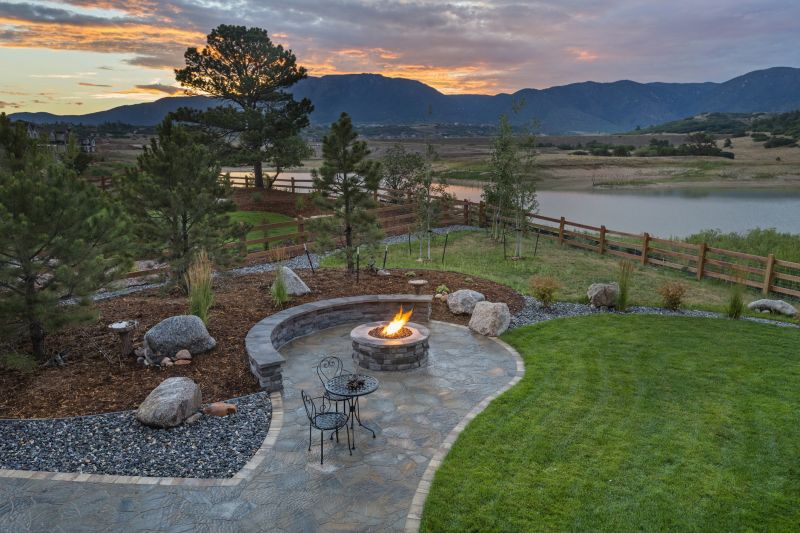 Elegant Stone Fire Pit Design
