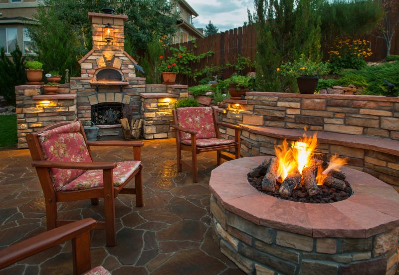 Stone Fire Pits in Residential Settings